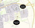 Lageplan - Neubau-DHH (A+) in ruhiger Lage der St.-Anton-Siedlung – unweit des begehrten Puppenkistenviertels