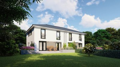 Familienglück im Neubau: A+ Doppelhaushälfte in Augsburg-Göggingen, 86199 Augsburg / Göggingen, Doppelhaushälfte