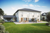 Außenansicht - Moderne DHH inkl. Grundstück direkt in Türkheim – Energie A+ – 18 monatige Festpreisbindung sichern!