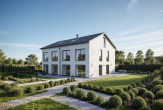 Visualisierung - Hochwertige Neubau-DHH mit Potential auf 167m² Wohnfläche in Gauting – perfekte Anbindung zur S-Bahn