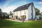 Doppelhaus - Direkt am Feldrand – Moderne und massiv gebaute DHH inkl. Grundstück direkt in Bad Wörishofen in A+