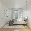 Schlafzimmer - Direkt am Feldrand – Moderne und massiv gebaute DHH inkl. Grundstück direkt in Bad Wörishofen in A+