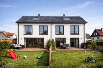 Neubau-DHH in A+ für die ganze Familie direkt in FFB – Ruhig und verkehrsgünstig gelegen, 82256 Fürstenfeldbruck, Doppelhaushälfte