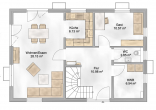 Erdgeschoss - Neubau-Einfamilienhaus in Baldham: Moderne Architektur und familienfreundliche Lage – Ihr Traumhaus!