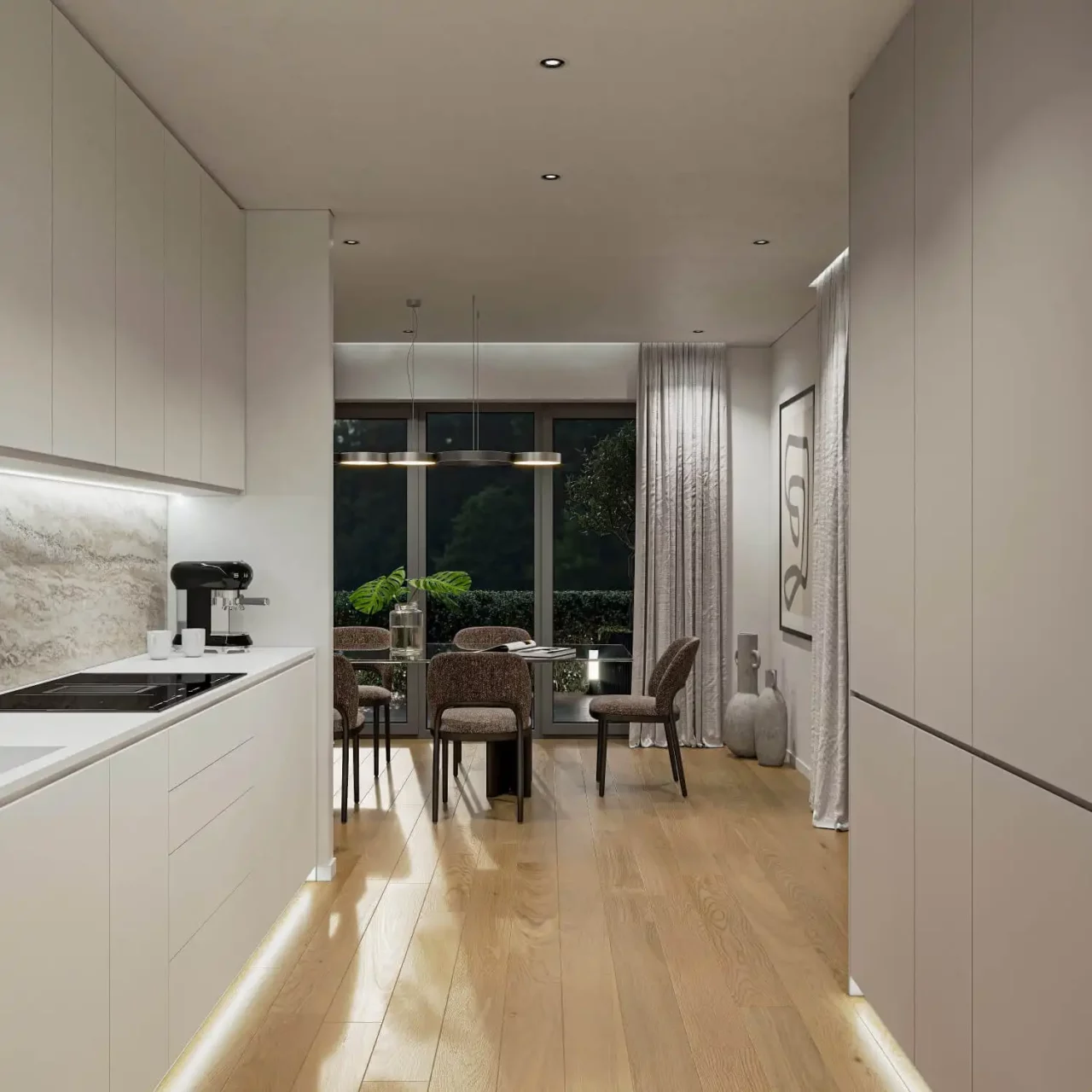 immoquartier22-haus-berlin-küche-nacht