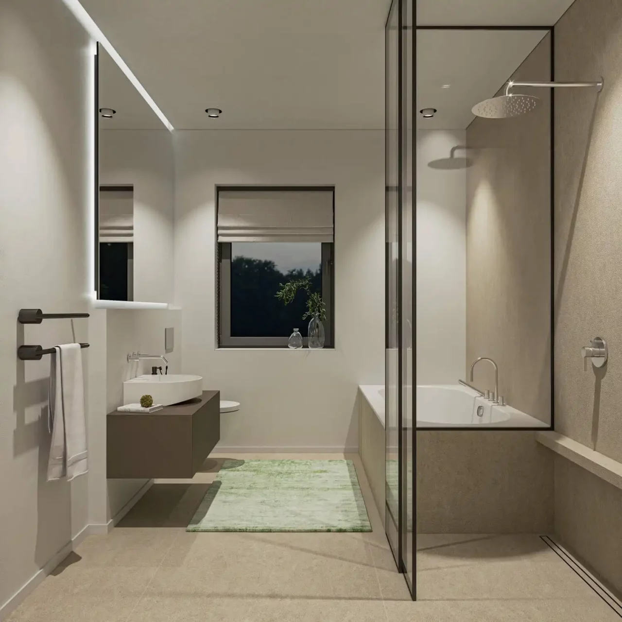 immoquartier22-haus-cannes-badezimmer-nacht