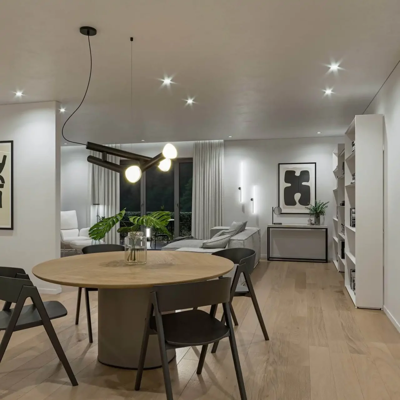 immoquartier22-haus-nizza-wohnzimmer-nacht