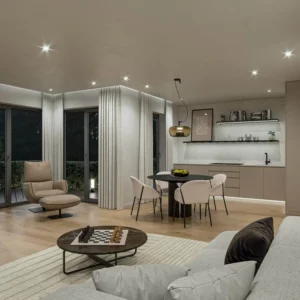 immoquartier22-haus-oslo-küche-nacht